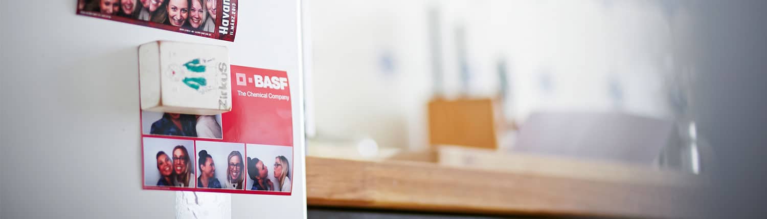 Fotobox Fotos am Kühlschrank